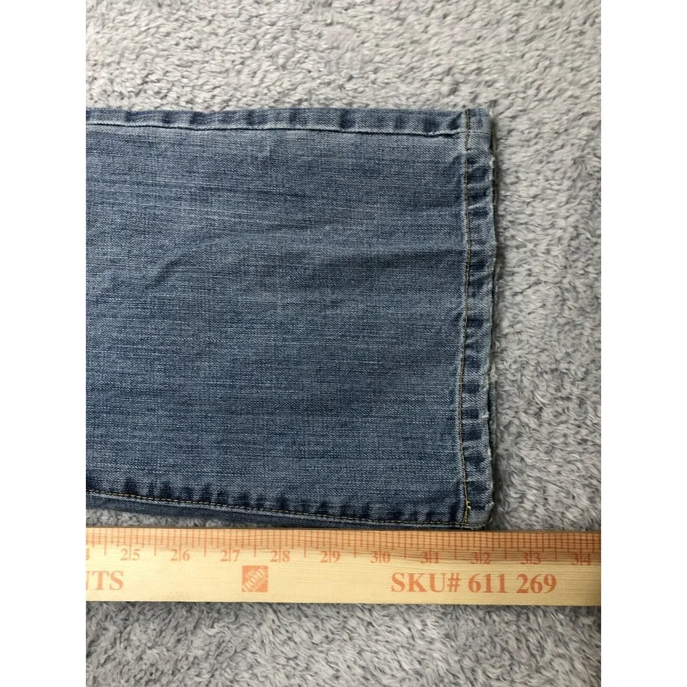 American Eagle Jeans Women's Size 6 (31x32) Artist Flare Leg Distressed Blue